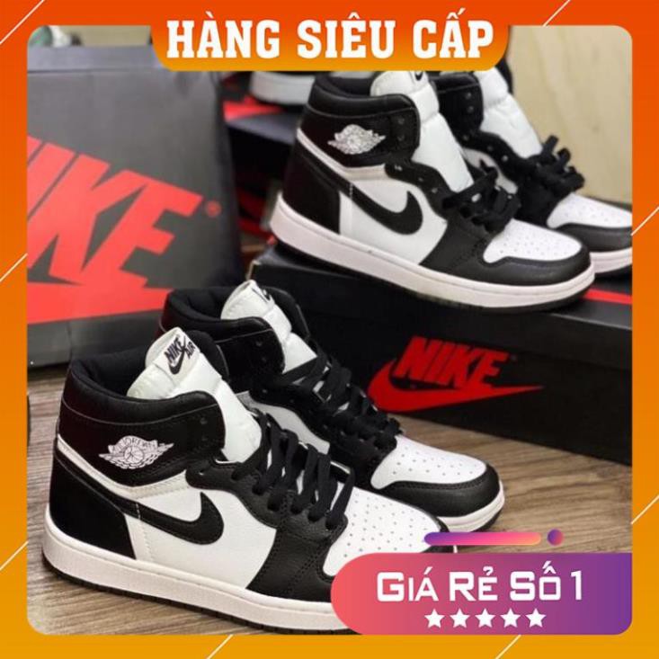 [ FREESHIP –BẢO HÀNH 12 THÁNG]GIÀY SNEAKER NAM NỮ JORDAN CAO CỔ ĐEN TRẮNG HOT TREND | BigBuy360 - bigbuy360.vn