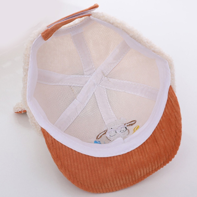 Mũ Lưỡi Trai Bằng Cotton Họa Tiết Thêu Thời Trang Dễ Thương Cho Bé Gái