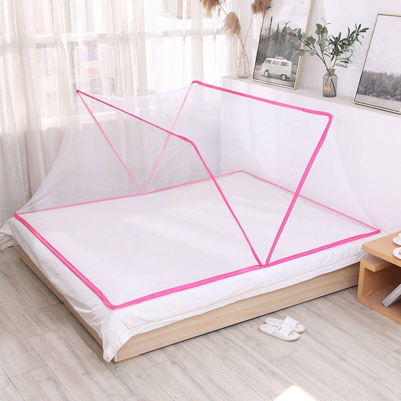 Gấp Mosquito Net Cài đặt miễn phí Có thể gập lại Đơn đôi Di động Không đáy Sinh viên Ký túc xá Cửa hàng Upper Trang chủ