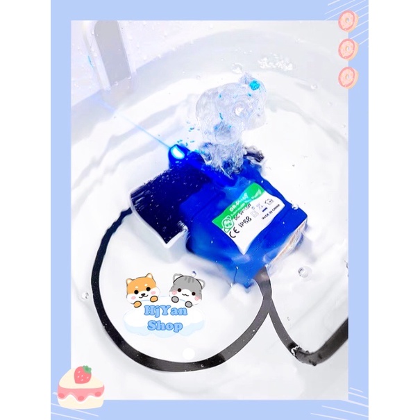Máy bơm có đèn led cho máy uống nước chó mèo tự động đài phun nước cho thú cưng