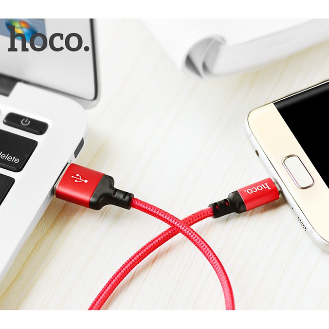 ⚡️ Dây Sạc Android - Cáp Sạc Micro USB Hoco X14 dài 1 Mét - Dành Cho các máy Android