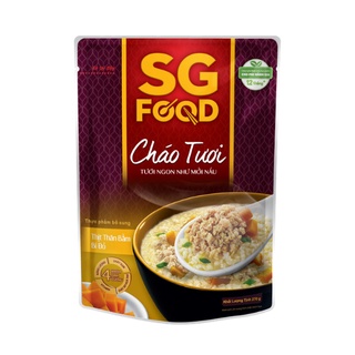 Cháo tươi sài gòn food thịt thăn & bí đỏ 270g