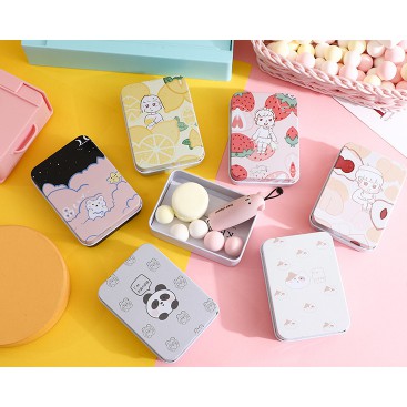 Hộp sắt đựng thuốc màu vẽ đồ dùng cá nhân tiện lợi phụ kiện