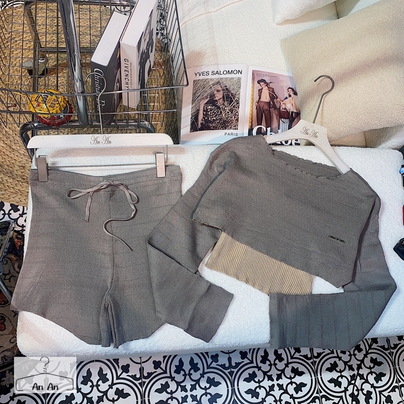 Set Mongtoghi 3In1 Áo Trễ Vai