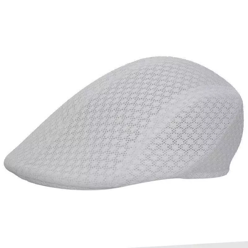Mũ beret phối lưới thoáng khí phong cách taxi cho nam và nữ