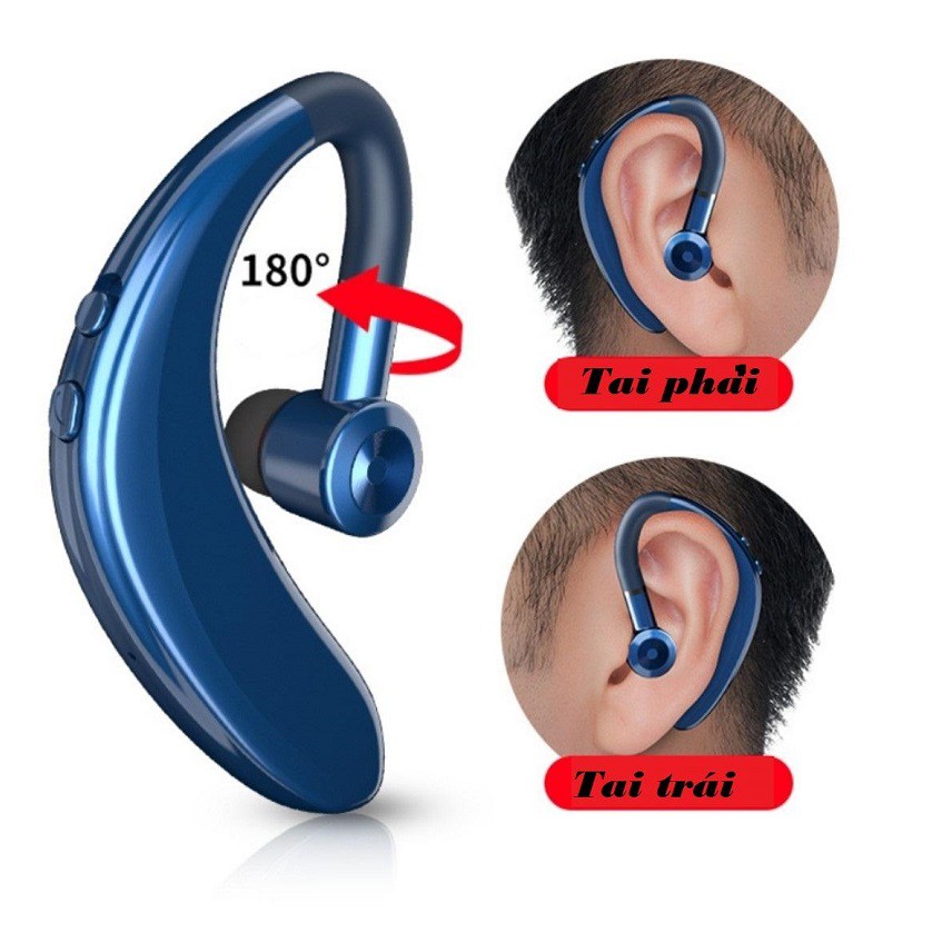 Tai Nghe Bluetooth S109 Chống nước Chống ồn - Tai Nghe Không Dây Pin Trâu Sóng Khỏe