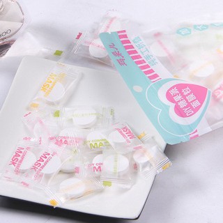 [Hàng mới về] Set 30 Mặt Nạ Giấy Nén Tự Nhiên Chăm Sóc Da Mặt