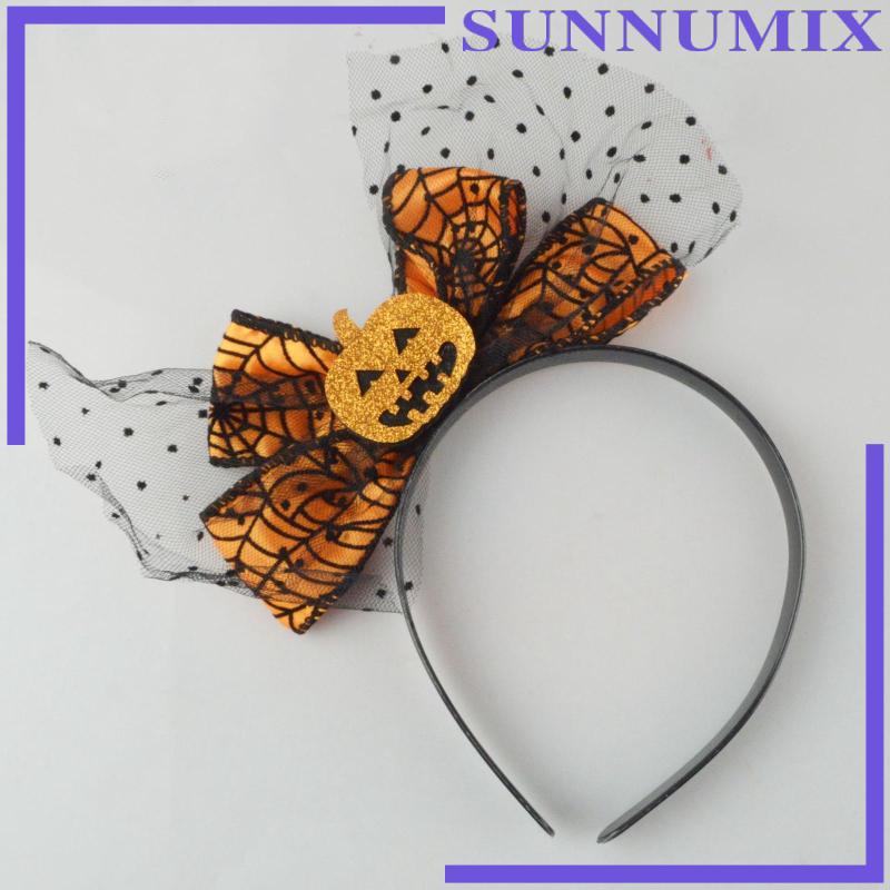 Băng Đô Cài Tóc Đính Nơ Hóa Trang Halloween