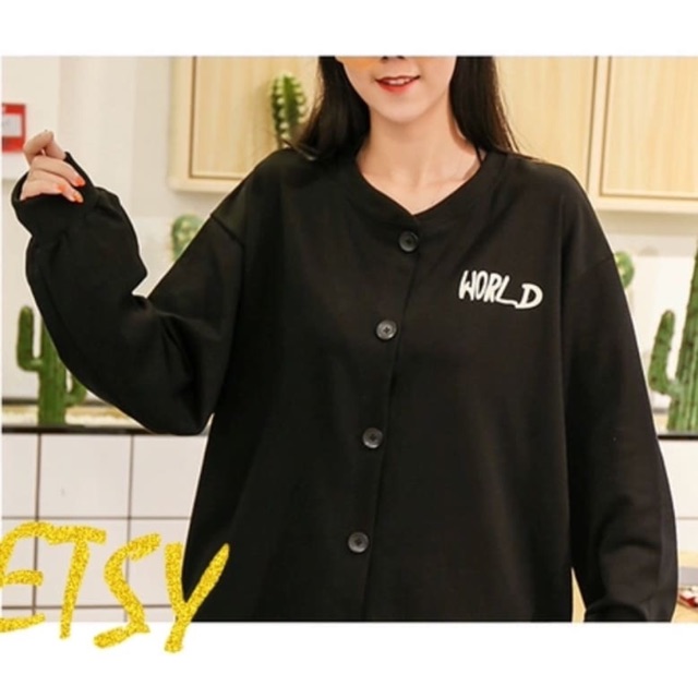[ Mã FAMAYWA giảm 10K đơn 50K] Áo khoác Cadigan WORLD TT12