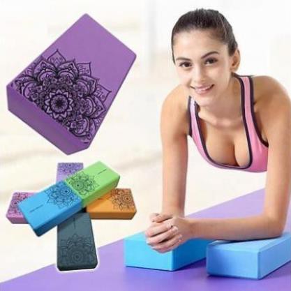 [FREESHIP❤️] GẠCH TẬP YOGA XỐP EVA  200G CAO CẤP