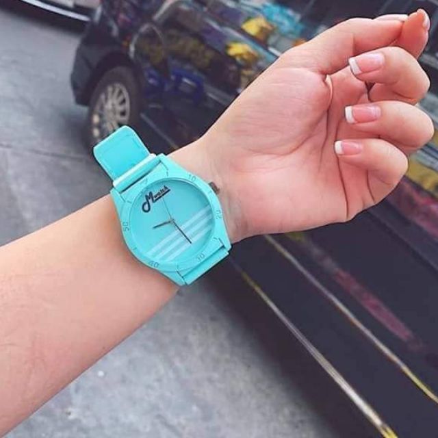 Đồng hồ dây nhựa silicone nữ Mwatch Thái Lan chính gốc