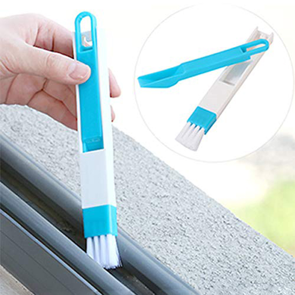 Bàn Phím Làm Sạch2 In 1 Screen Keyboard Drawer Wardrobe Corner-Gap Dust Removal Cleaning Brush Window Slot Brush Dustpan Multi-function Tool