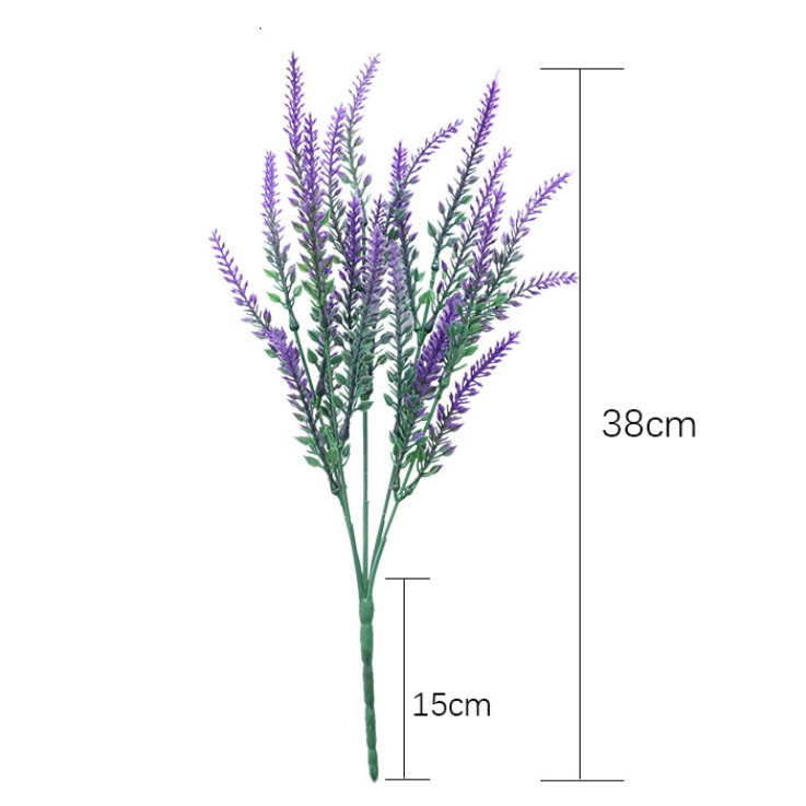 Hoa oải hương nhân tạo để bàn trang trí nội thất chất lượng cao