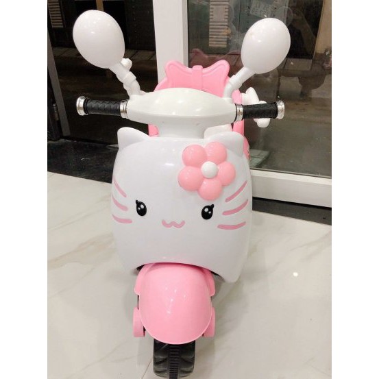 Xe Máy Điện HELLO KITY CHO BÉ SIÊU ĐÁNG YÊU