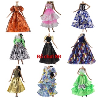 Đầm dài búp bê 30 cm - 1 cái ngẫu nhiên