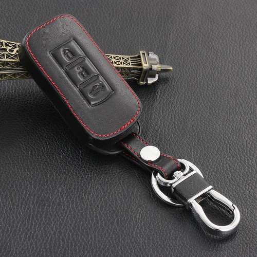 (GIÁ SỐC) Bao da chìa khóa smart key xe mitsubishi xpander, outlander, ,pajero