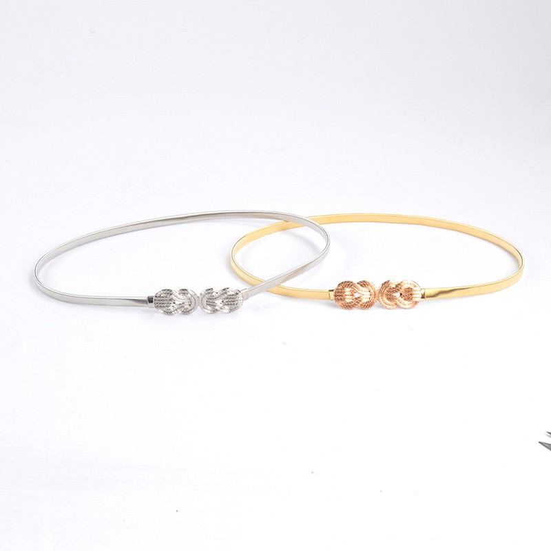 Thắt lưng họa tiết hoa lá siêu co giãn hợp thời trang cho nữ