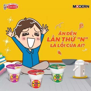 Mì ly modern acecook 65g