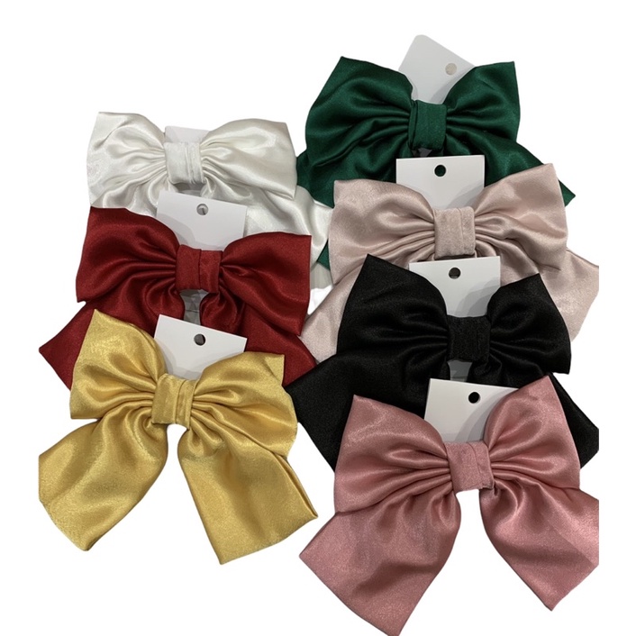 Nơ kẹp tóc hàn quốc tiểu thư siêu xinh phong cách lolita TRIPBLE T DRESS ( 7 màu )