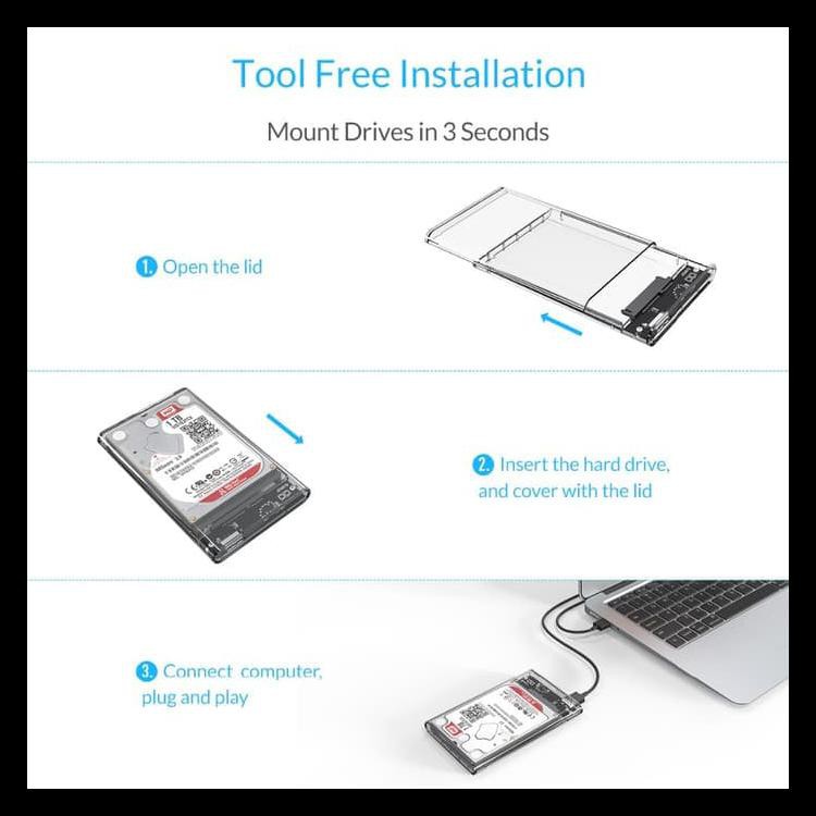 Vỏ Đựng Ổ Cứng Ngoài Hdd 2.5 "Usb 3.0 - Orico 2139u3 Code 528 | BigBuy360 - bigbuy360.vn