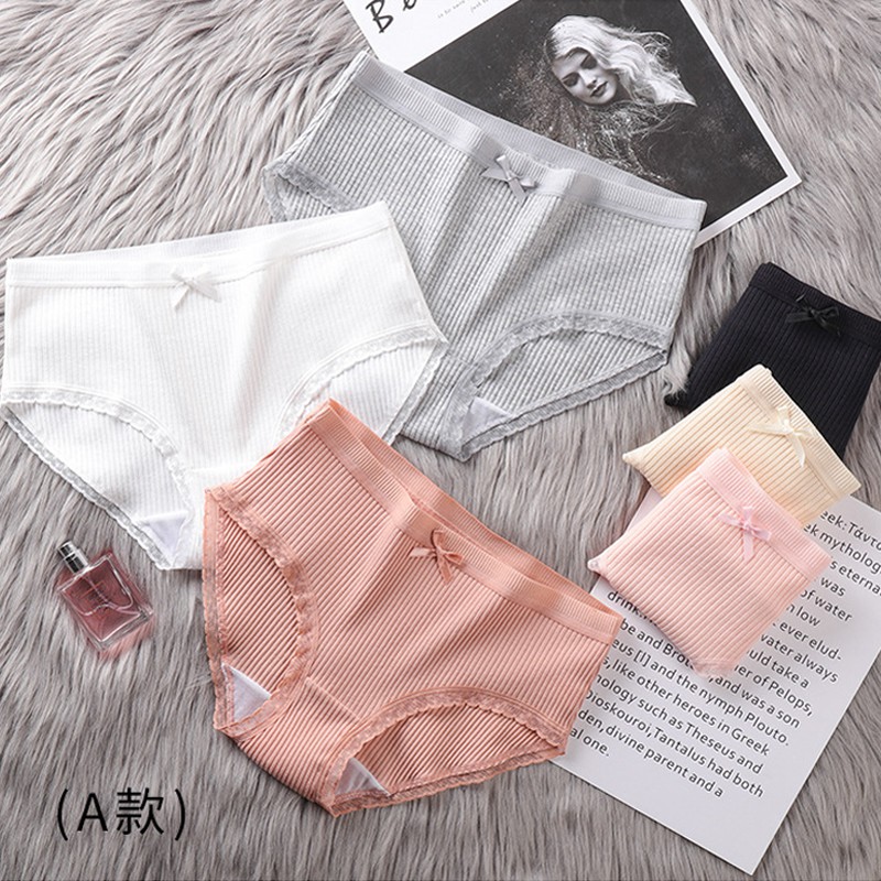 Quần Lót Bằng Cotton Không Đường May Kích Cỡ Rộng Rãi Cho Nữ