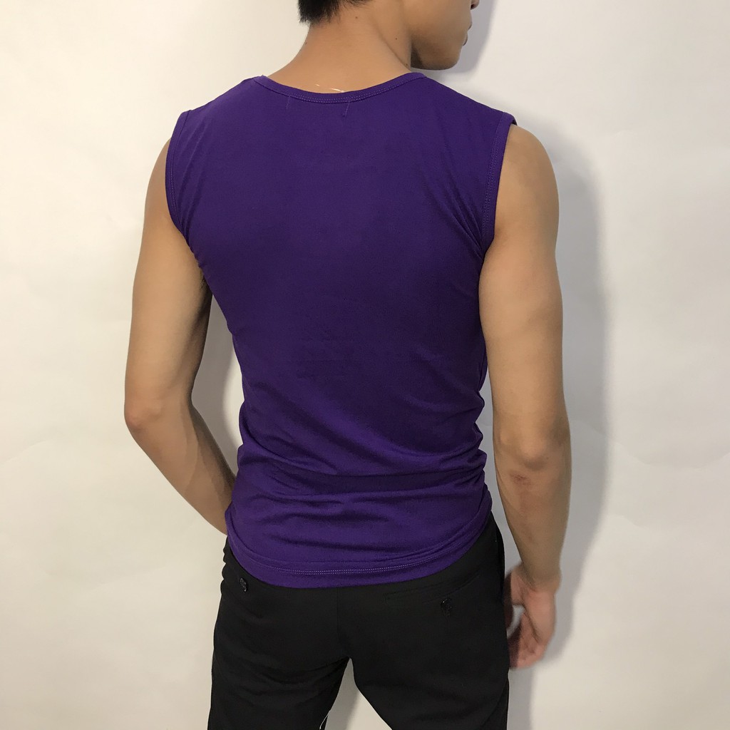 Áo ba lỗ sát nách nam KING ôm body  chất thun xịn  tập gym vận động co giãn tốt ( U08 )