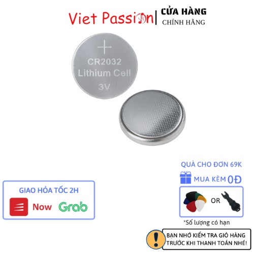 Pin CR2032 Lithium Cell 3V pin cúc áo 3V Viet Passion
