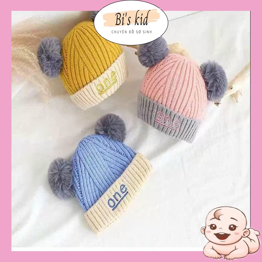 Mũ len ONE từ 5 tháng đến 3 tuổi phù hợp và an toàn cho bé