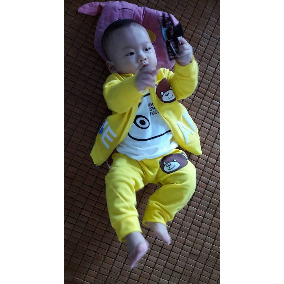 Set 3 chi tiết gấu cho bé trai/ bé gái