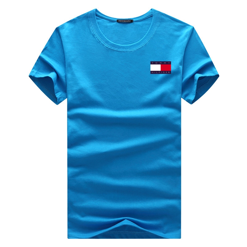 Áo Thun Tay Ngắn Cổ Tròn Dáng Rộng Vải Cotton In Chữ Nhiều Màu Sắc Thời Trang Cho Cặp Đôi S~5XL