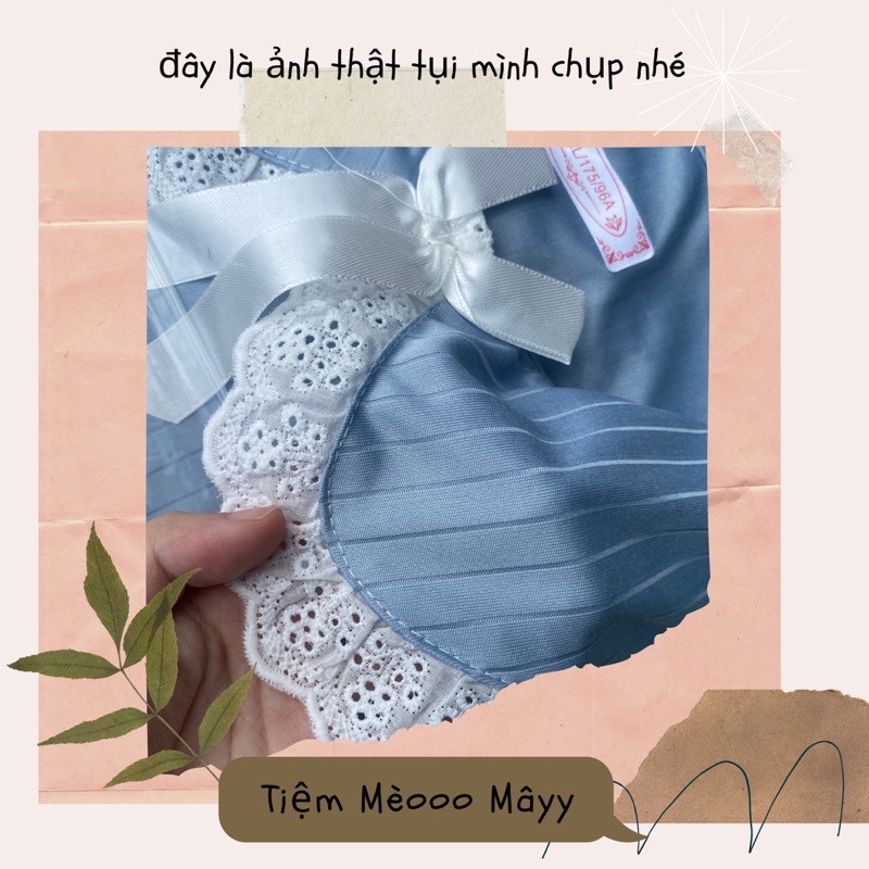 Bộ đồ ngủ tay ngắn cổ búp bê dễ thương xinh xắn dành cho nữ - Tiệm Mèooo Mâyy | BigBuy360 - bigbuy360.vn