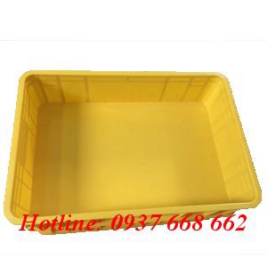 Thùng nhựa đặc Ha007 - Kt: 610x420x150 mm