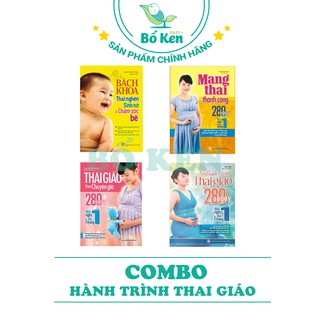 Sách - Combo Hành trình thai giáo [Tủ Sách Shop Bố Ken]