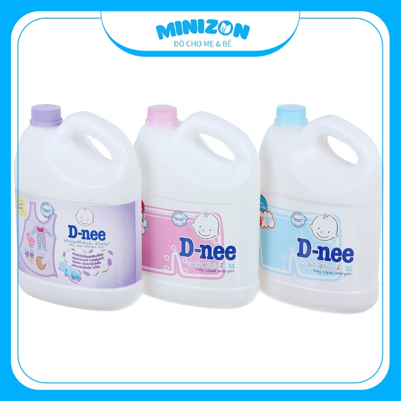Nước Giặt Xả Dnee Thái Lan Chai 3 Lít Mẫu Mới
