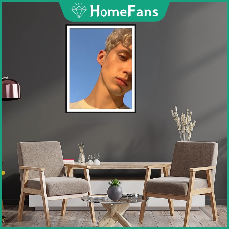 Bộ Tranh Đính Đá 5D Tự Làm Hình Ca Sĩ Troye Sivan 40x50cm Trang Trí Nhà Cửa