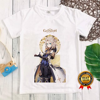 (SALE) Áo Thun genshin impact albedo - mẫu áo game được yêu thích nhất