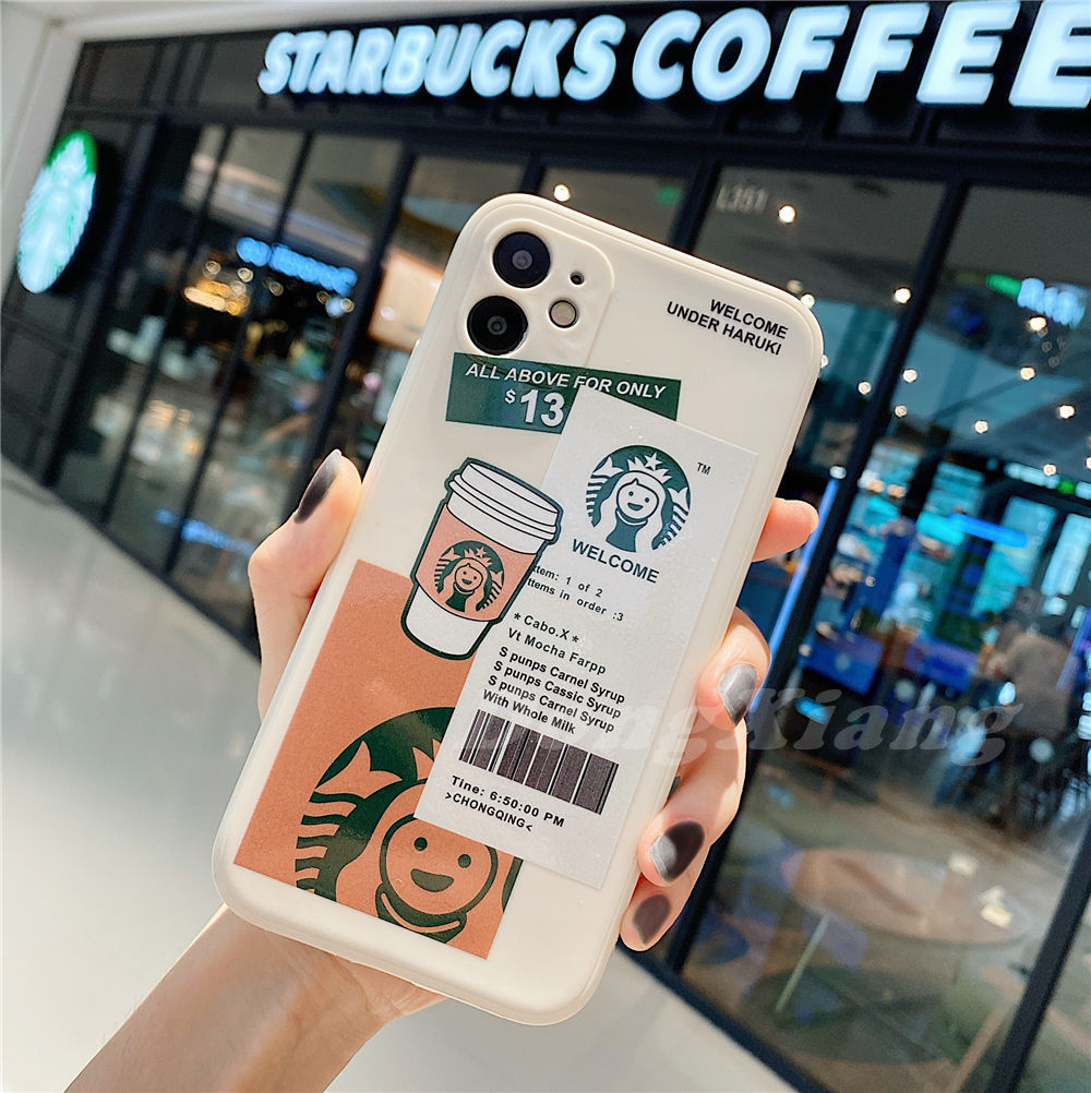 Ốp điện thoại logo Starbucks thích hợp cho HUAWEI Y7A Y6P 2020 Y6 PRO 2019 NOVA 5T NOVA7I 3I Y9S Y9 PIRME 2019 P30 LITE