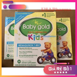[Dành cho bé]  Baby gold calcium giúp xương và răng chắc khỏe giảm còi xương ở bé