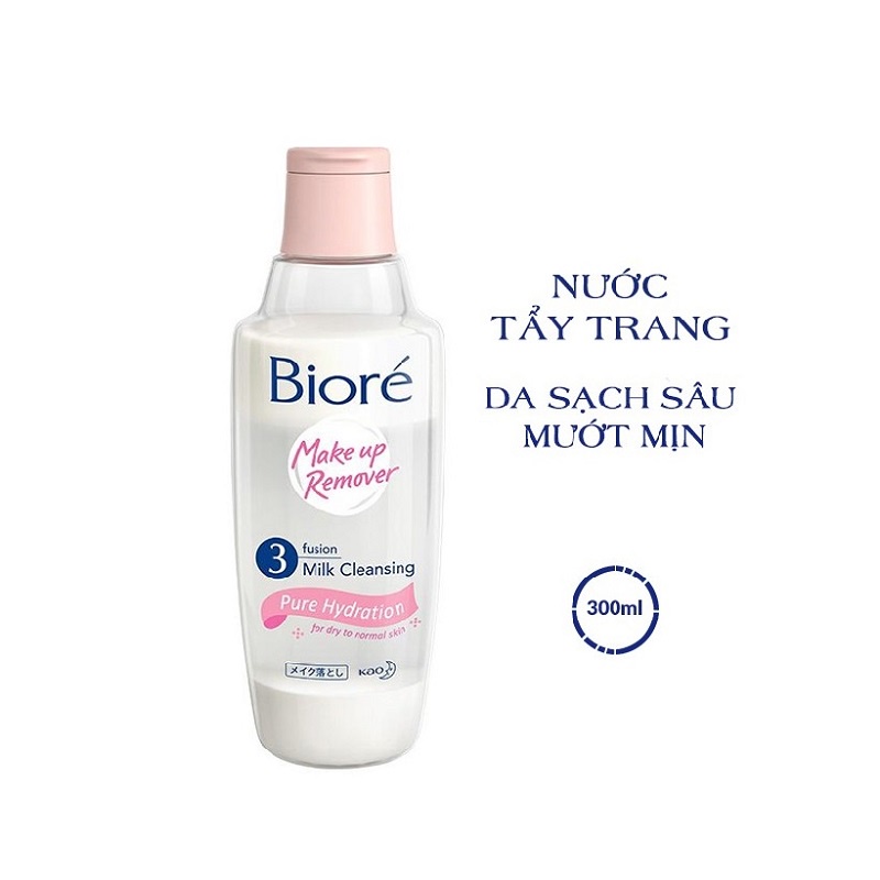 Sữa Tẩy Trang 3 Lớp Sạch Sâu Dưỡng Ẩm Biore Remover Pure Hydration 300ml