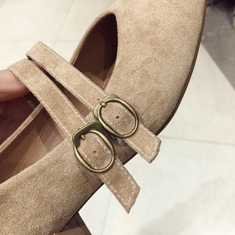 Giày búp bê cài quai 🔥 Hàng Cao Cấp 🔥 Cực đẹp. Gót 3cm | BigBuy360 - bigbuy360.vn