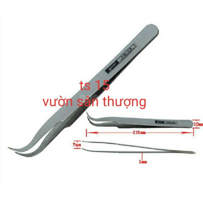 1 Cái Nhíp Gắp Hạt Ươm Cây, Kích Thước 9_12cm, Làm Tiểu Cảnh, Trồng Sen Đá Làm Từ Thép Không Gỉ