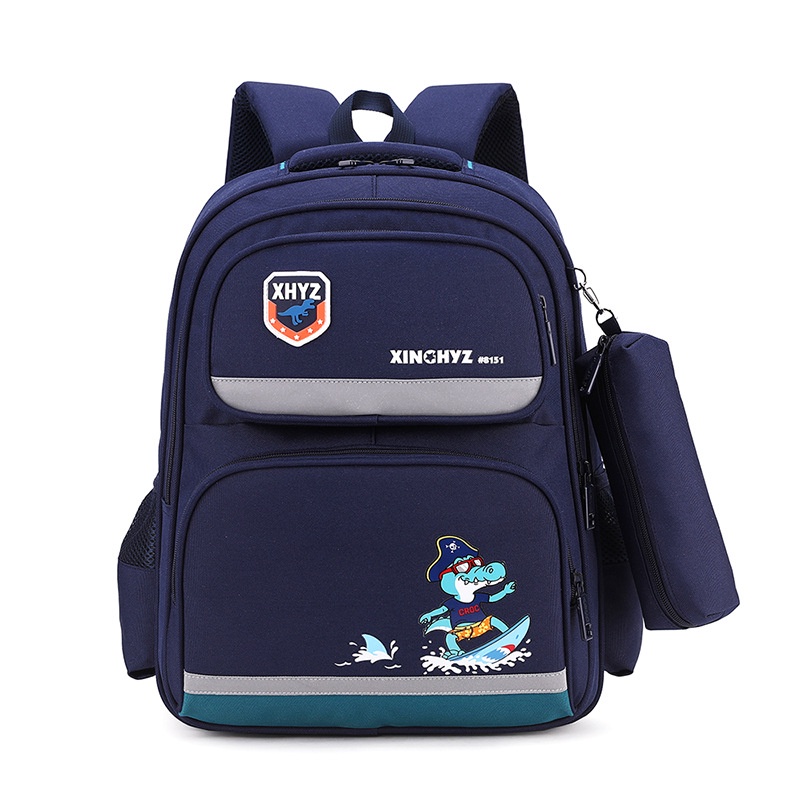 Balo XINCHYZ đi học cho bé trai, gái siêu đẹp kèm túi ví đựng bút, cặp sách chống thấm mặt lưng êm thoáng khí