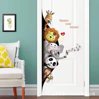 DECAL DÁN TƯỜNG HÌNH THÚ CHO BÉ - LUCY259
