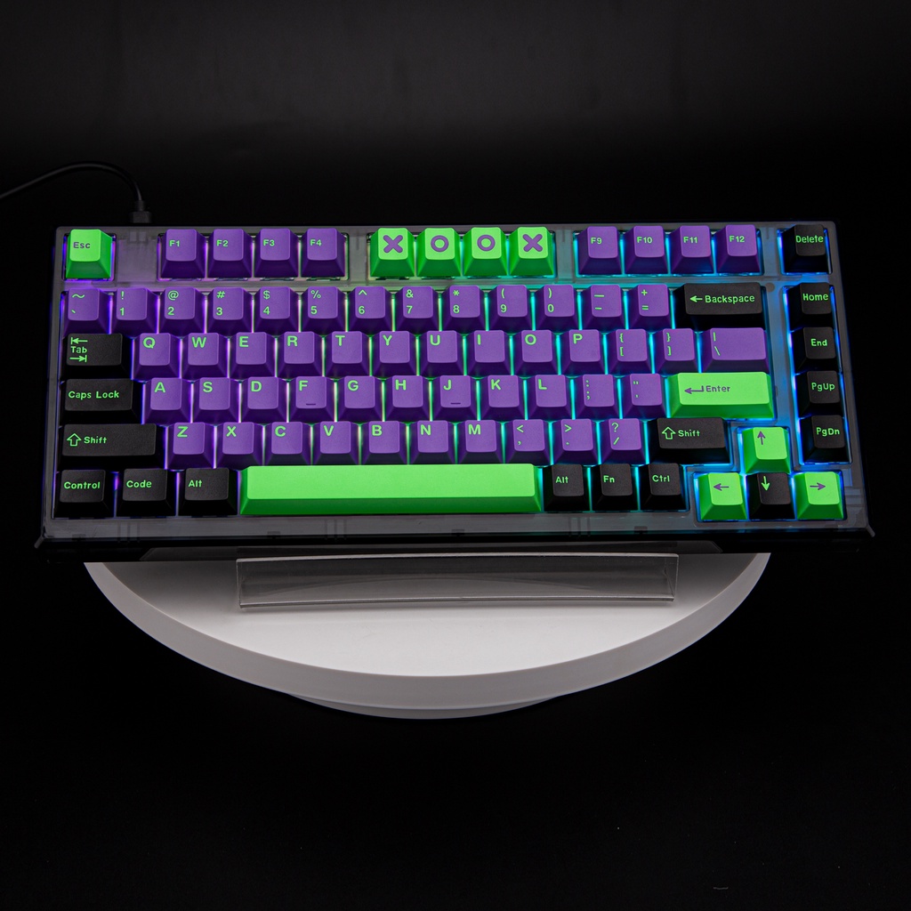 173Keys ABS Cherry Profile Keycaps Kit, Double Shot Molding, Tương thích với Gateron Kailh Cherry MX Switch và Bàn phím cơ ANSI & ISO Layout