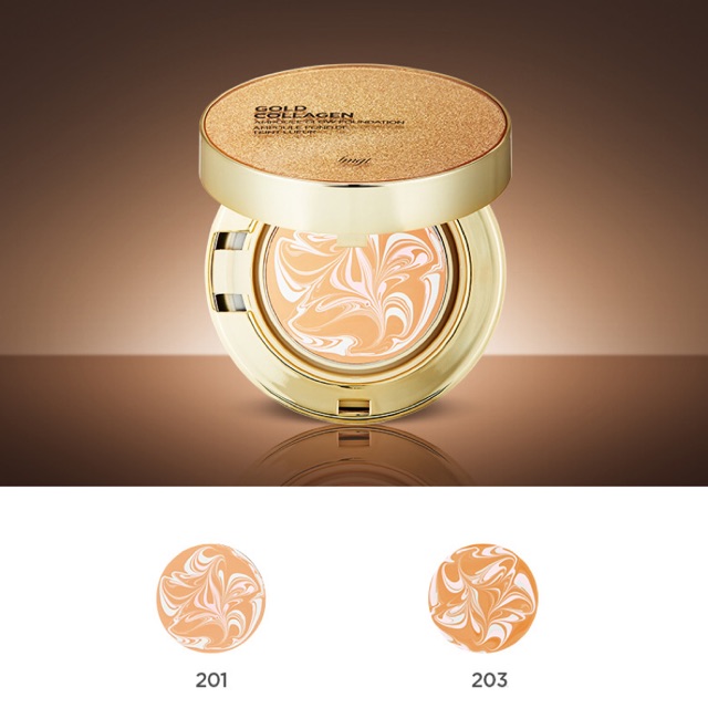 Phấn tươi Gold Collagen Ampoule Glow Foundation fmgt SPF50+ PA+++ | WebRaoVat - webraovat.net.vn