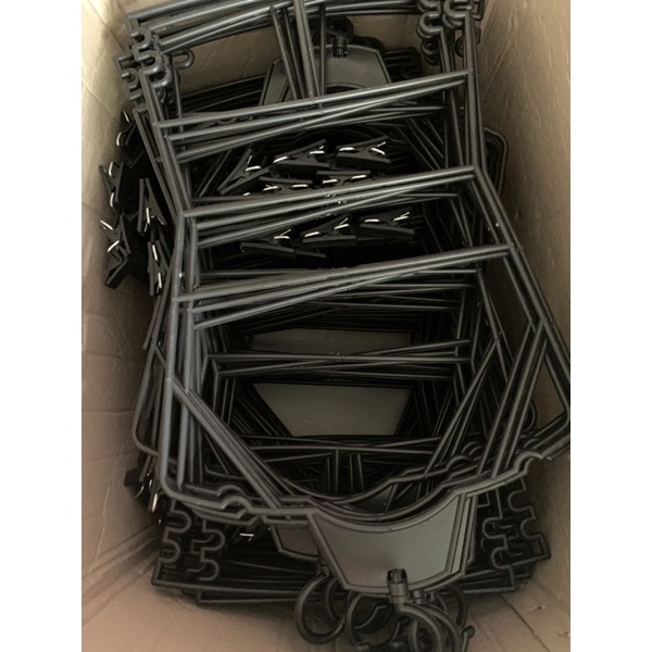 Móc bộ nhựa đen dành cho người lớn 10 móc