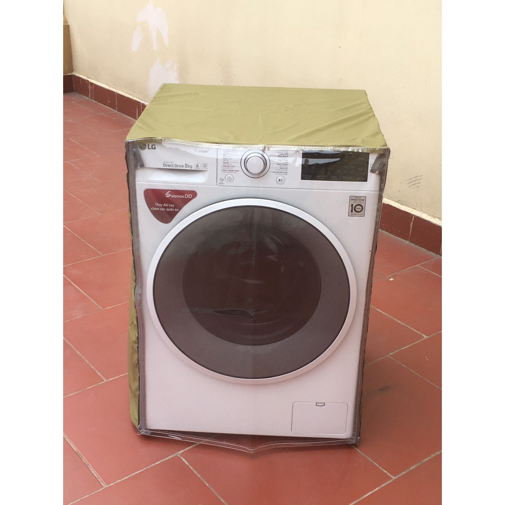 Áo trùm máy giặt - vỏ bọc máy giặt cửa ngang Vải Dù Siêu Bền