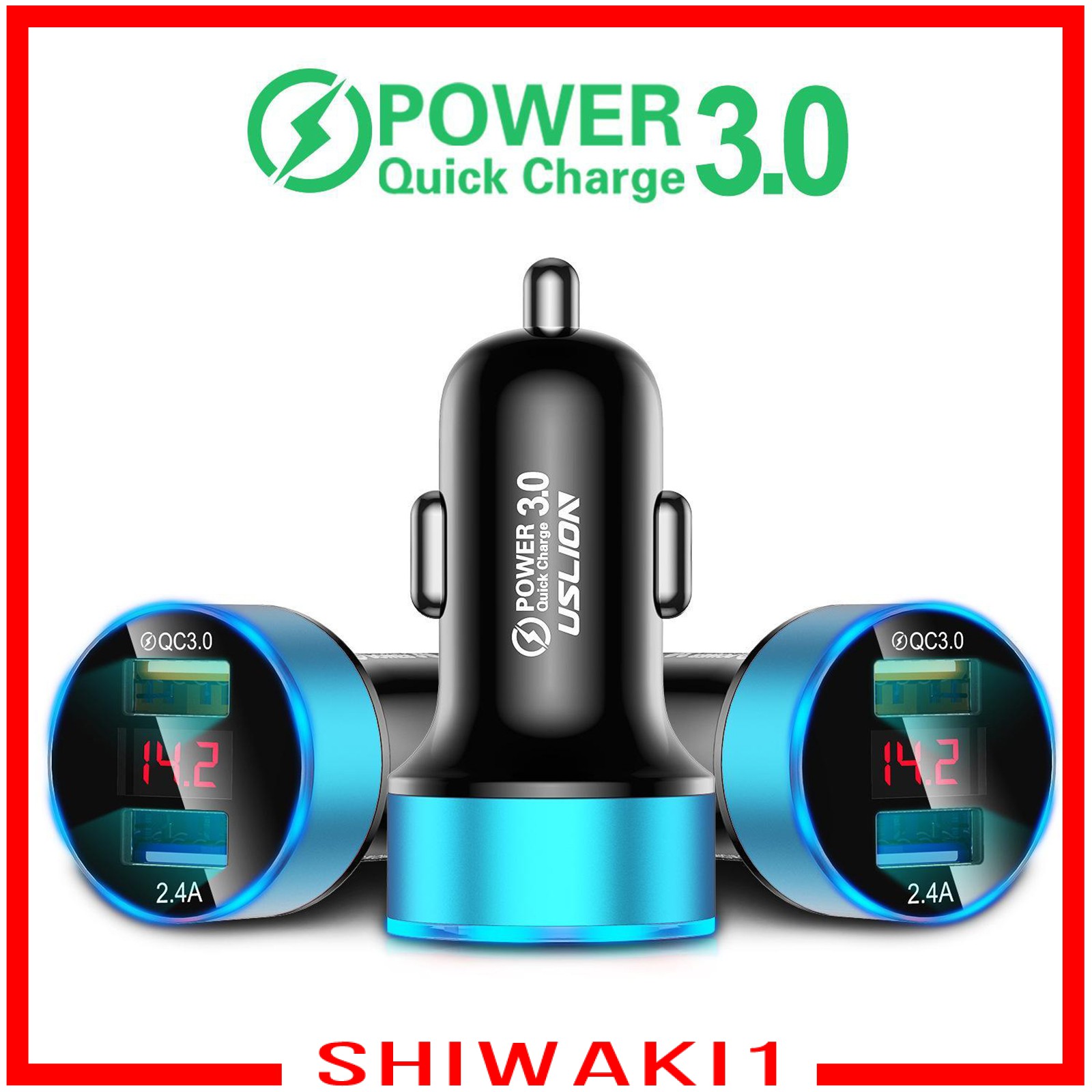 Tẩu Sạc Nhanh Qc3.0 Mini Chuyên Dụng Cho Xe Hơi