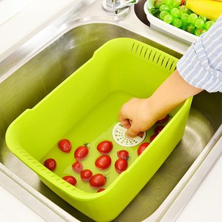 Chậu rửa đa năng có van thoát nước