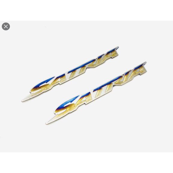 Cặp Chữ Satria Titan (Có sẵn keo dán)